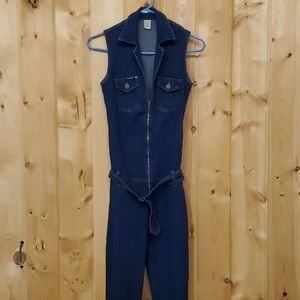 Frankie B jlo denim jumpsuit